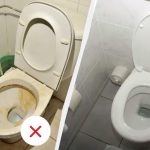 Jednu čajovou lžičku vložte přímo do záchodové mísy a nechte